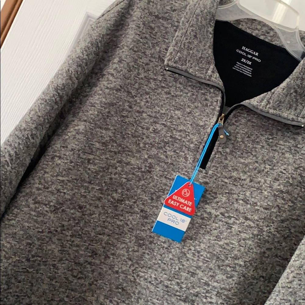 Haggar Cool 18 Pro Fleece Pullover
